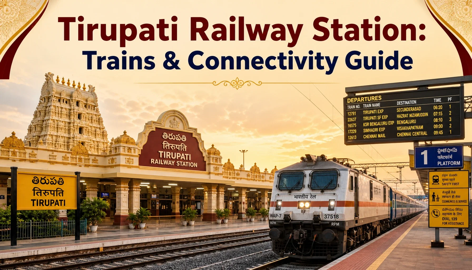 Tirupati Railway Station: Complete Guide to Trains & Connectivity